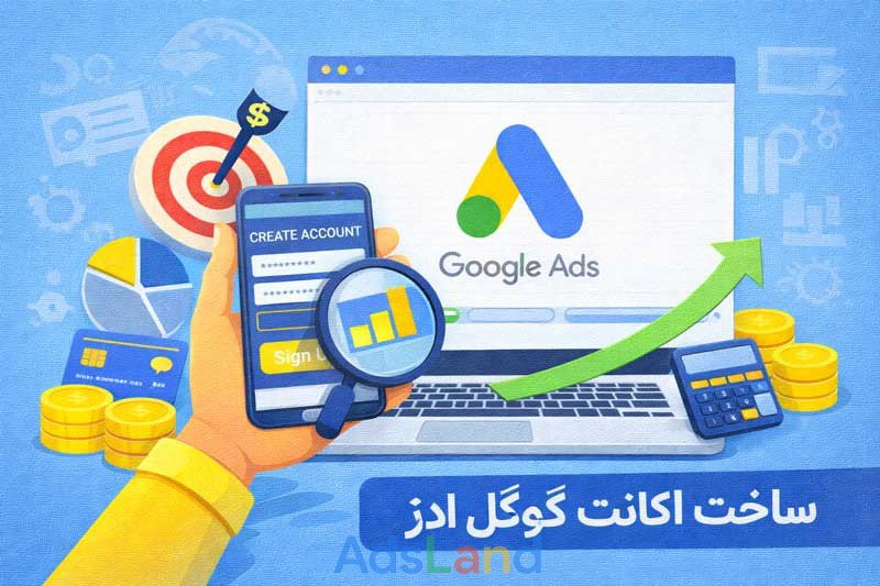 مراحل ساخت اکانت گوگل ادز